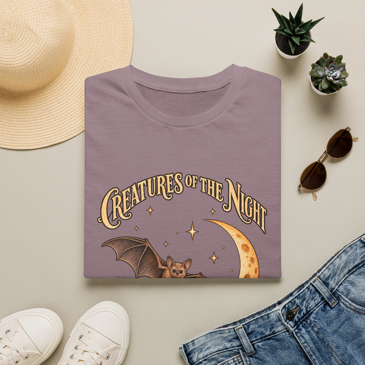 Creatures of Night Bat Tee Printify