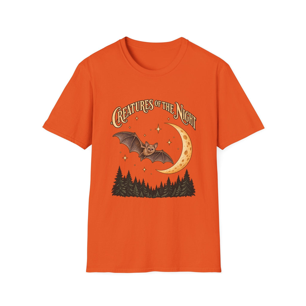 Creatures of Night Bat Tee Printify