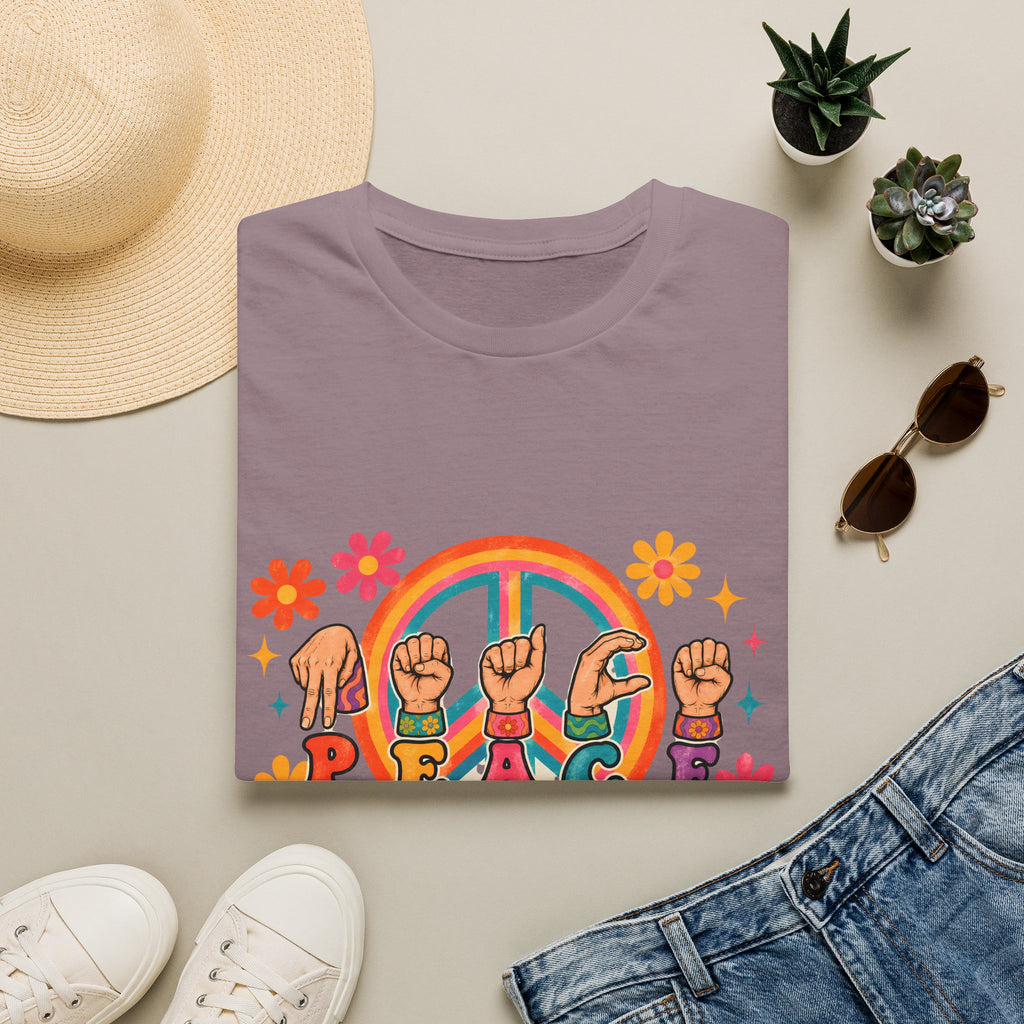 Peace Sign Language Graphic Tee
