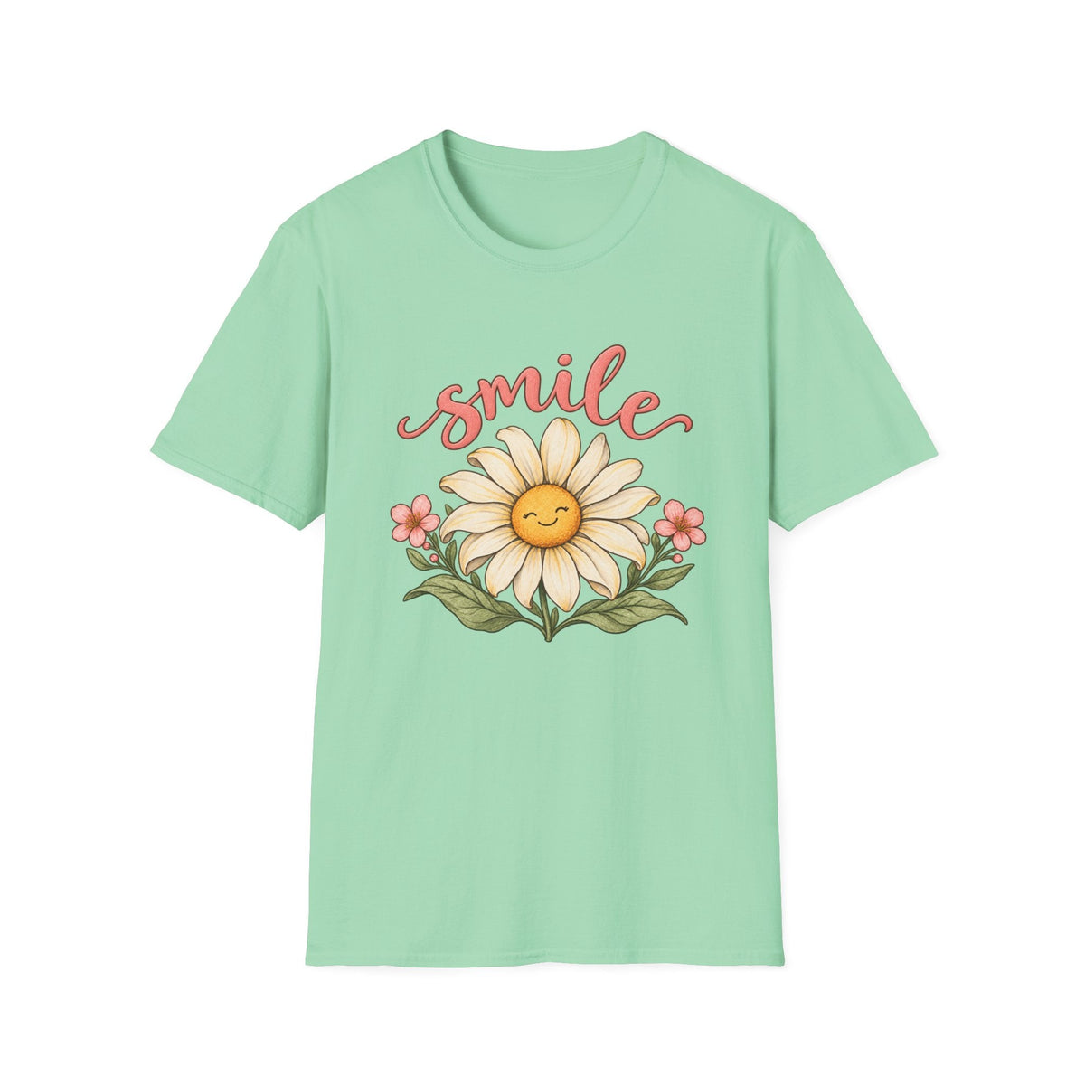 Smile Daisy Tee Printify