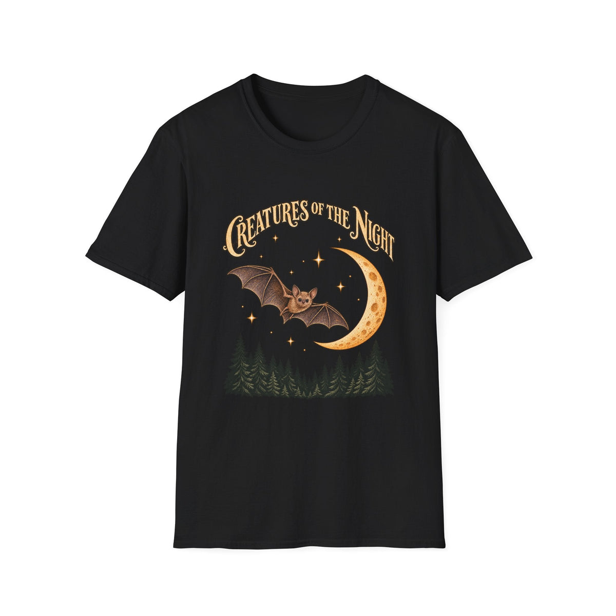Creatures of Night Bat Tee Printify