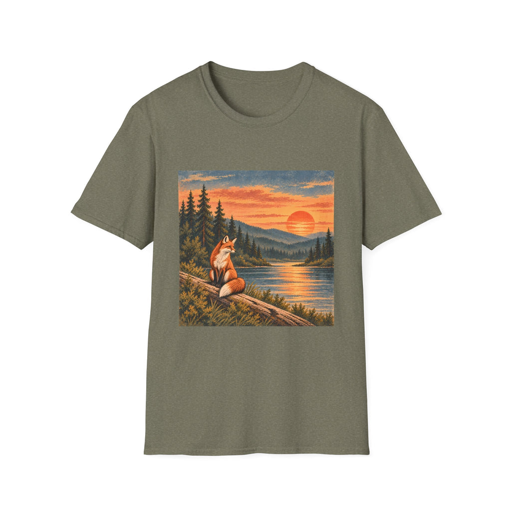 Fox Sunset Tee Printify