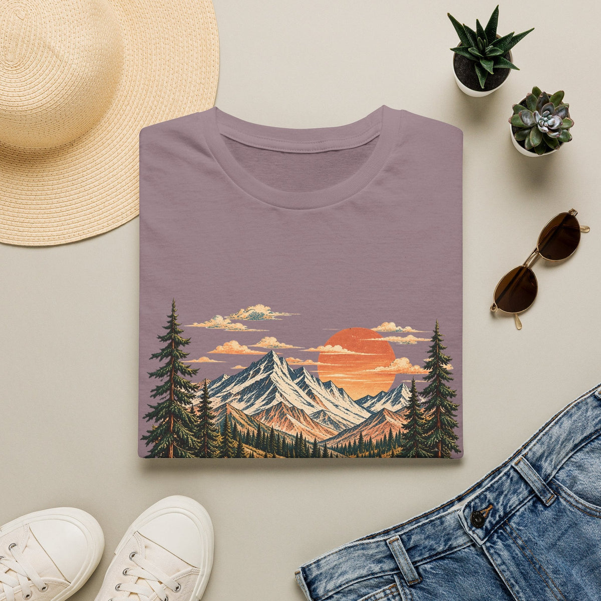 Alpine Sunset Tee Printify