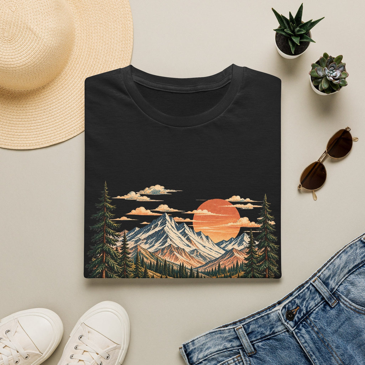 Alpine Sunset Tee Printify