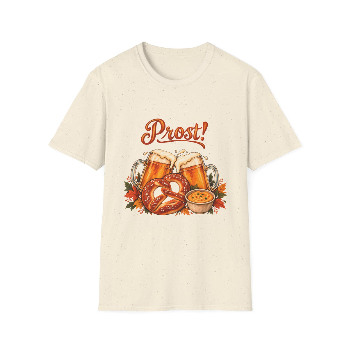 German Beer Pretzel Tee Printify