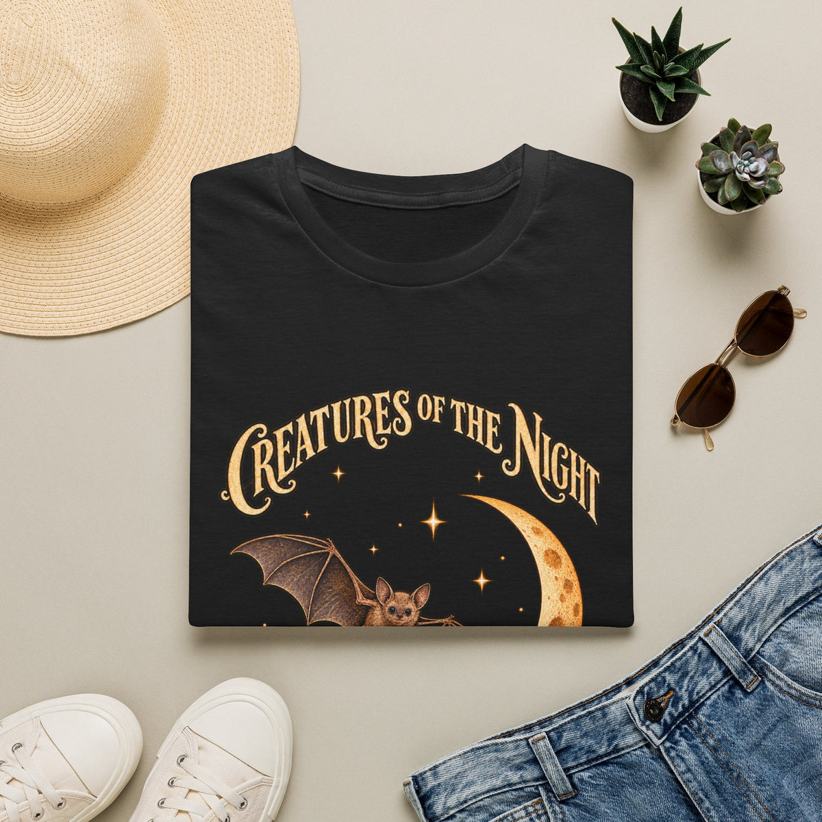 Creatures of Night Bat Tee Printify