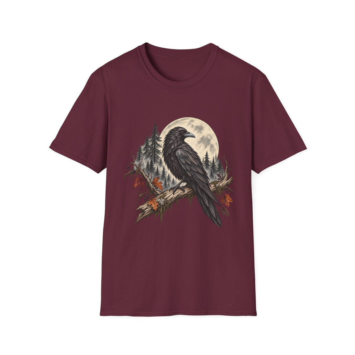Raven Moon Tee Printify