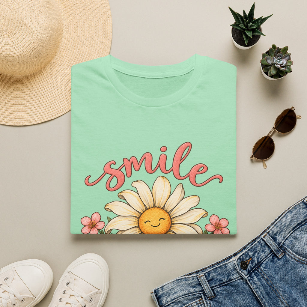 Smile Daisy Tee Printify