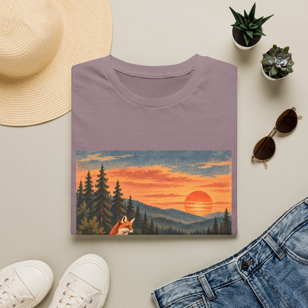 Fox Sunset Tee Printify