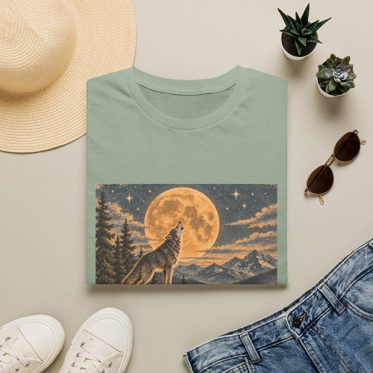 Wolf Tee Printify
