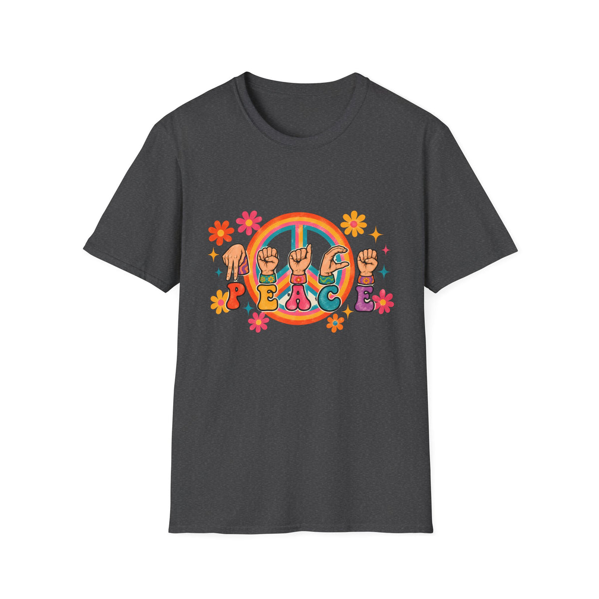 Peace Sign Language Graphic Tee