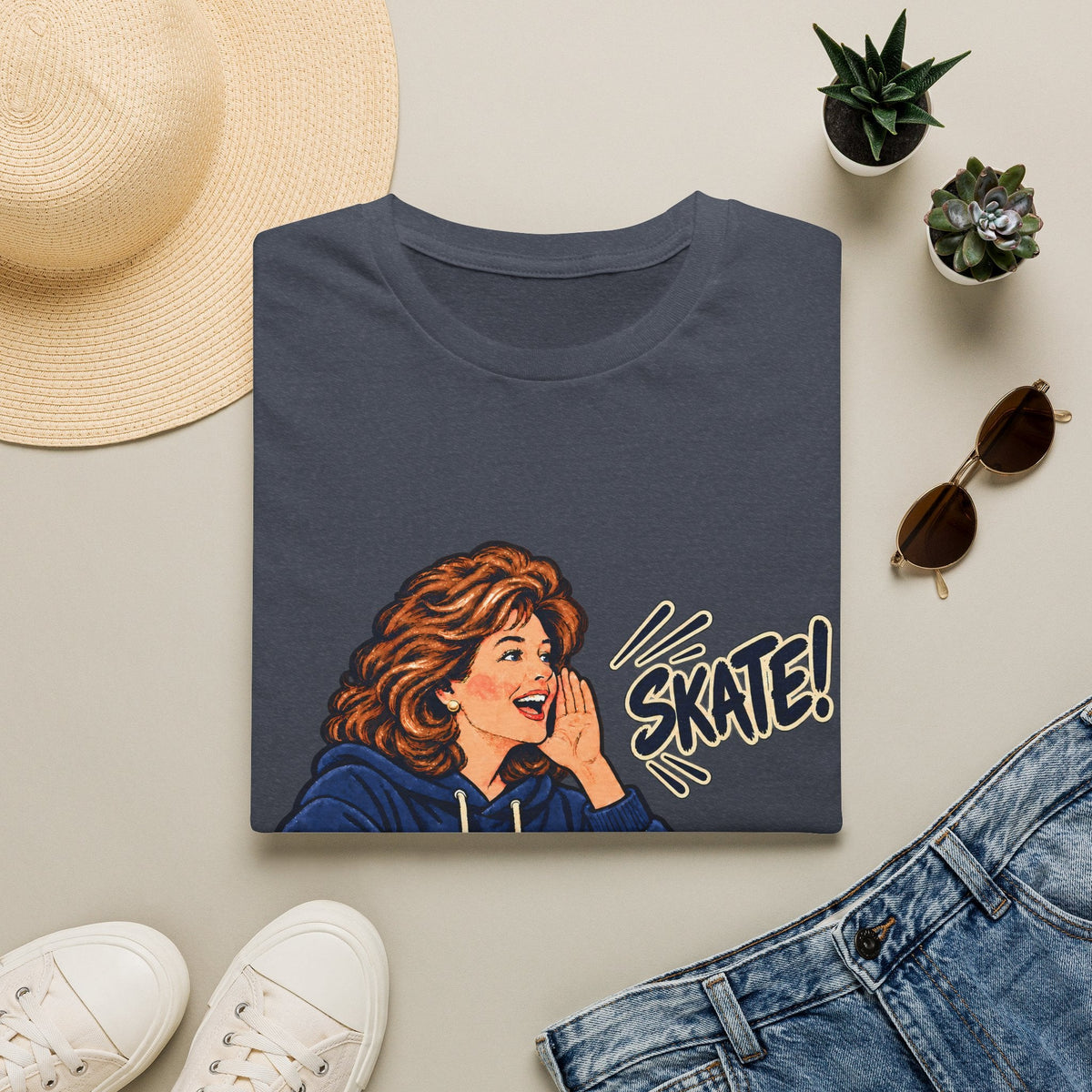 Hockey Mom Skate Tee Printify