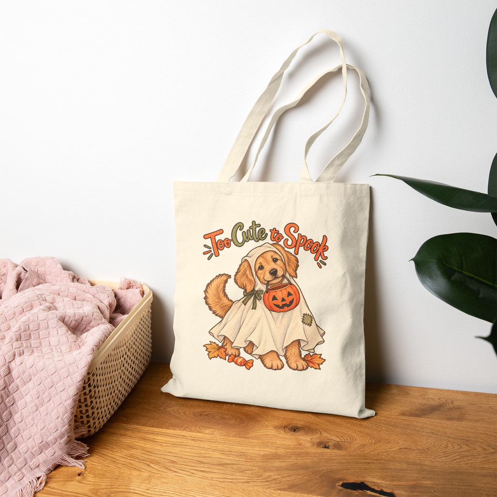 Puppy Halloween Tote Bag