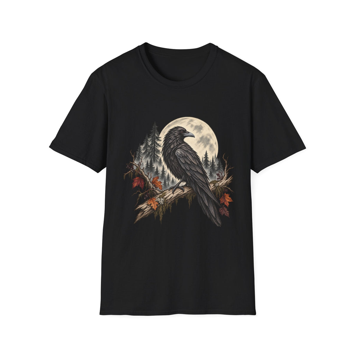Raven Moon Tee Printify