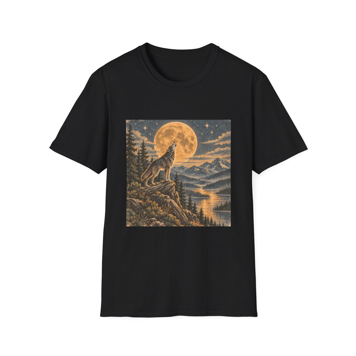 Wolf Tee Printify