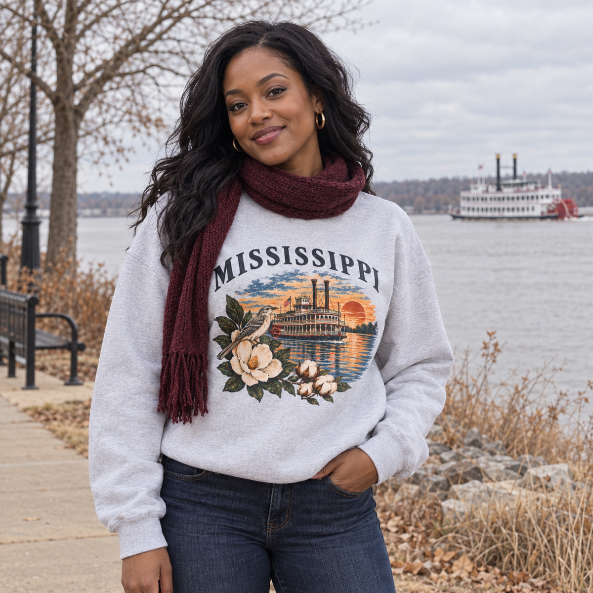 Mississippi Riverboat Sweatshirt