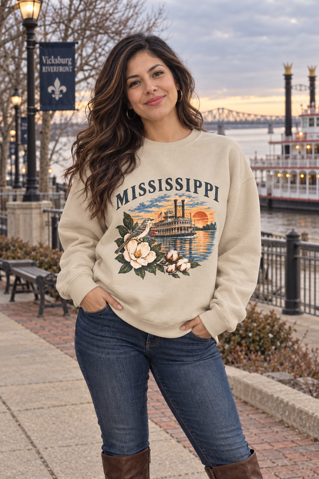 Mississippi Riverboat Sweatshirt
