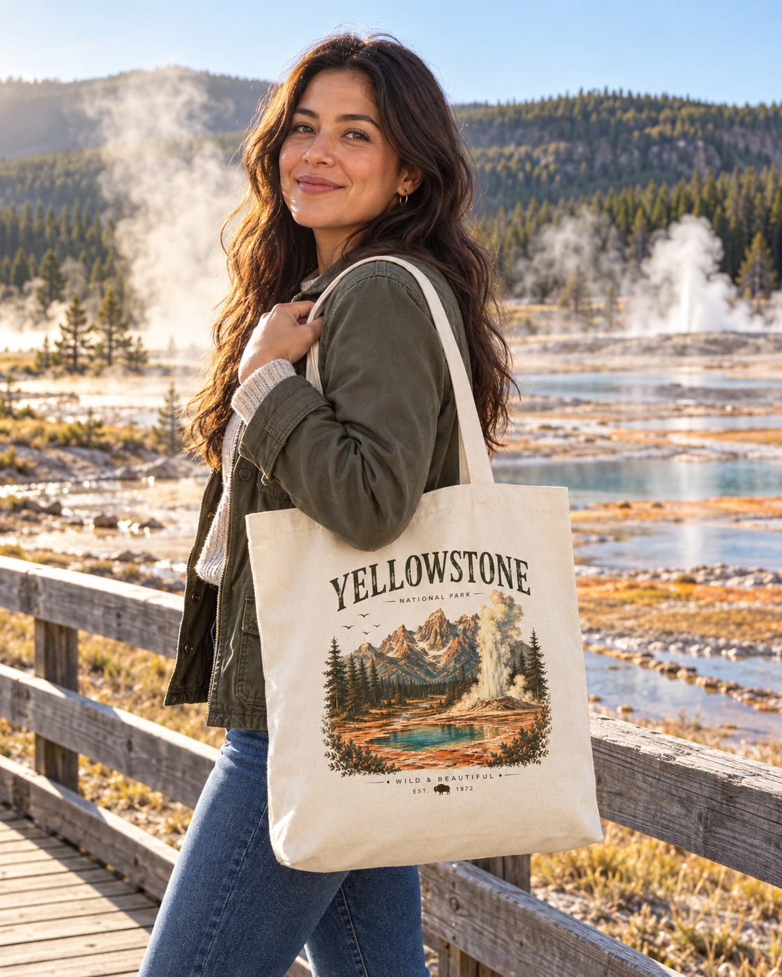 Yellowstone Tote Bag Printify