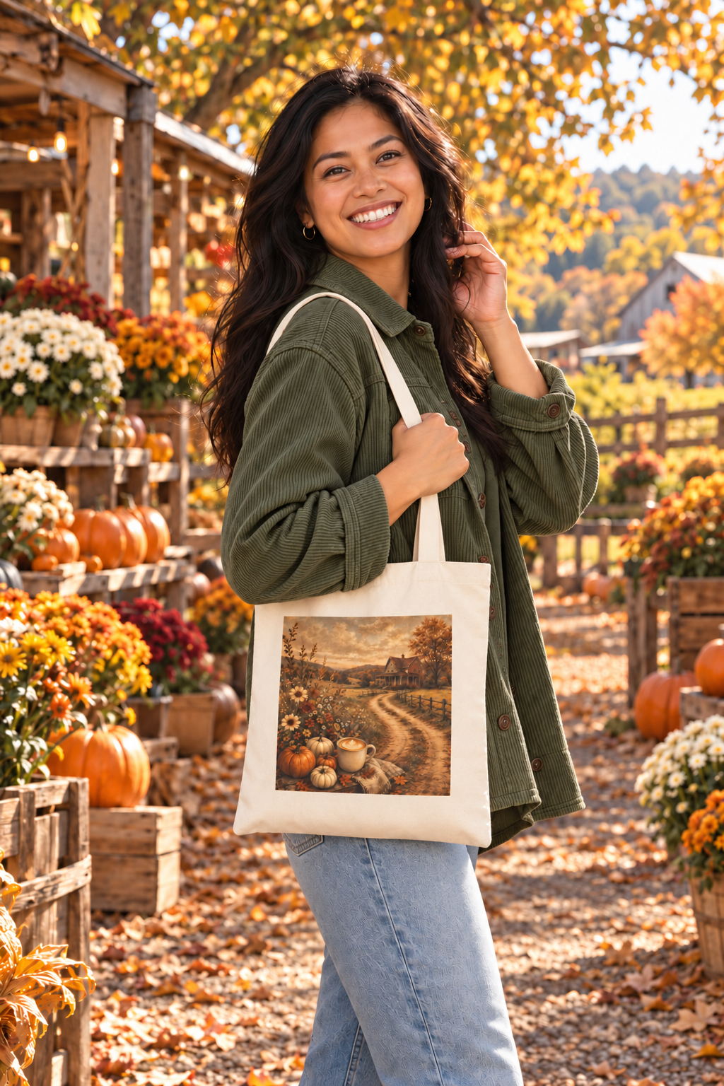 Autumn Harvest Tote Bag Printify