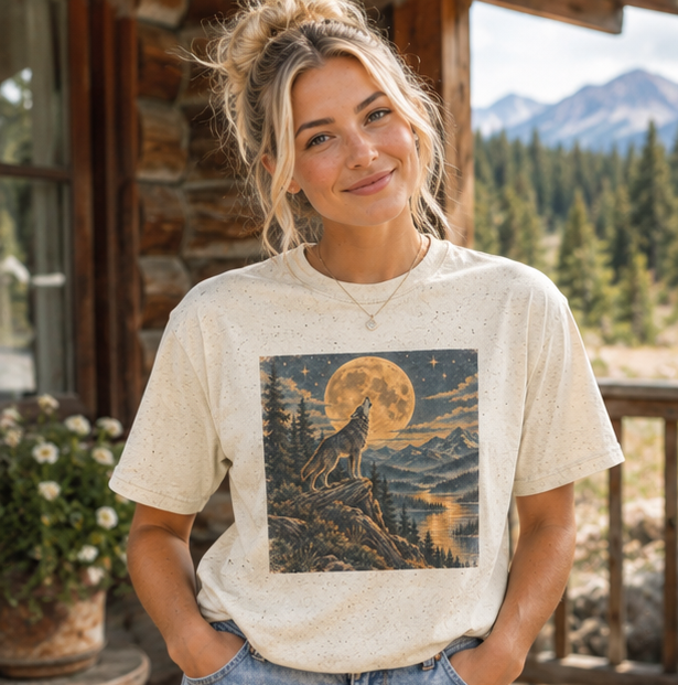 Wolf Tee Printify