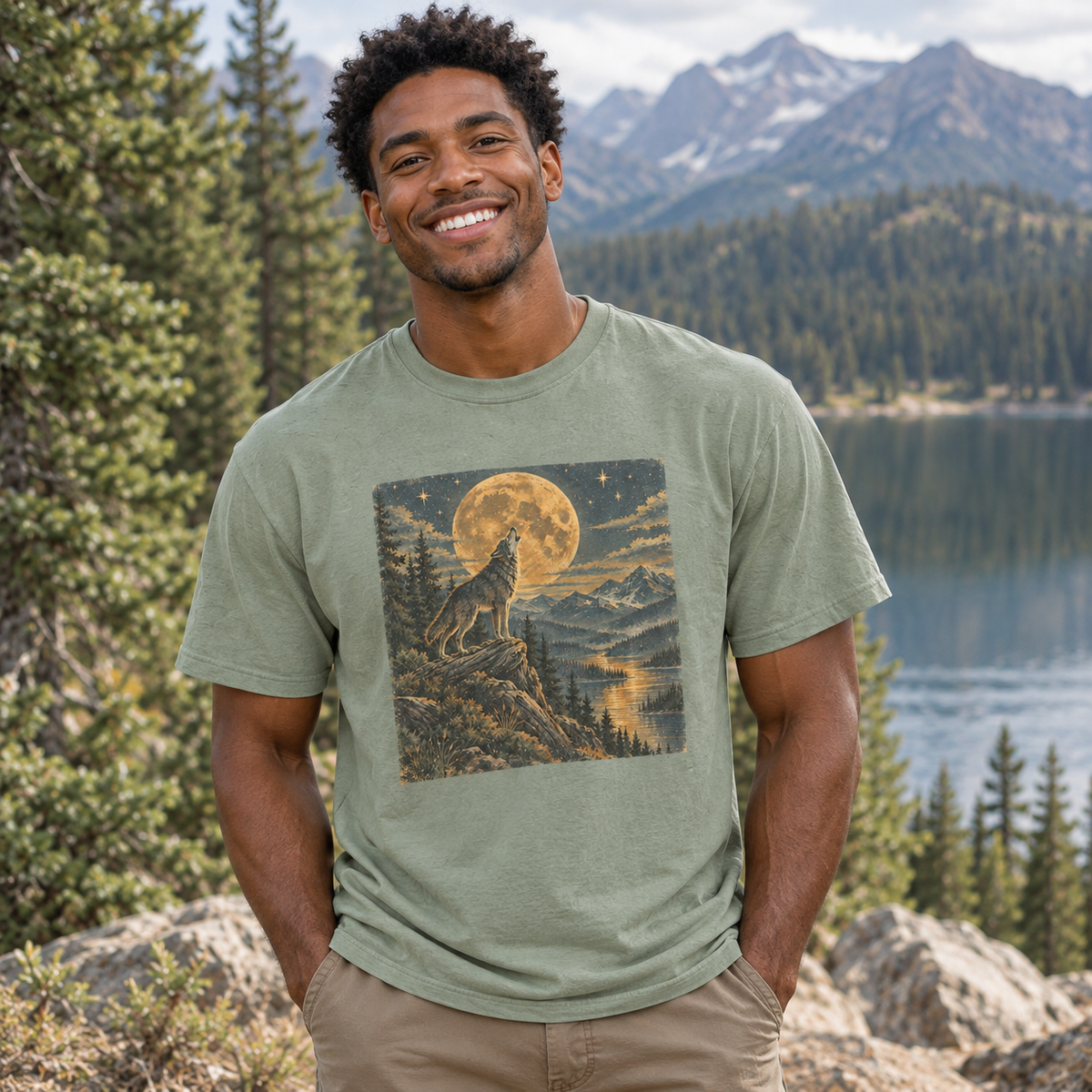 Wolf Tee Printify