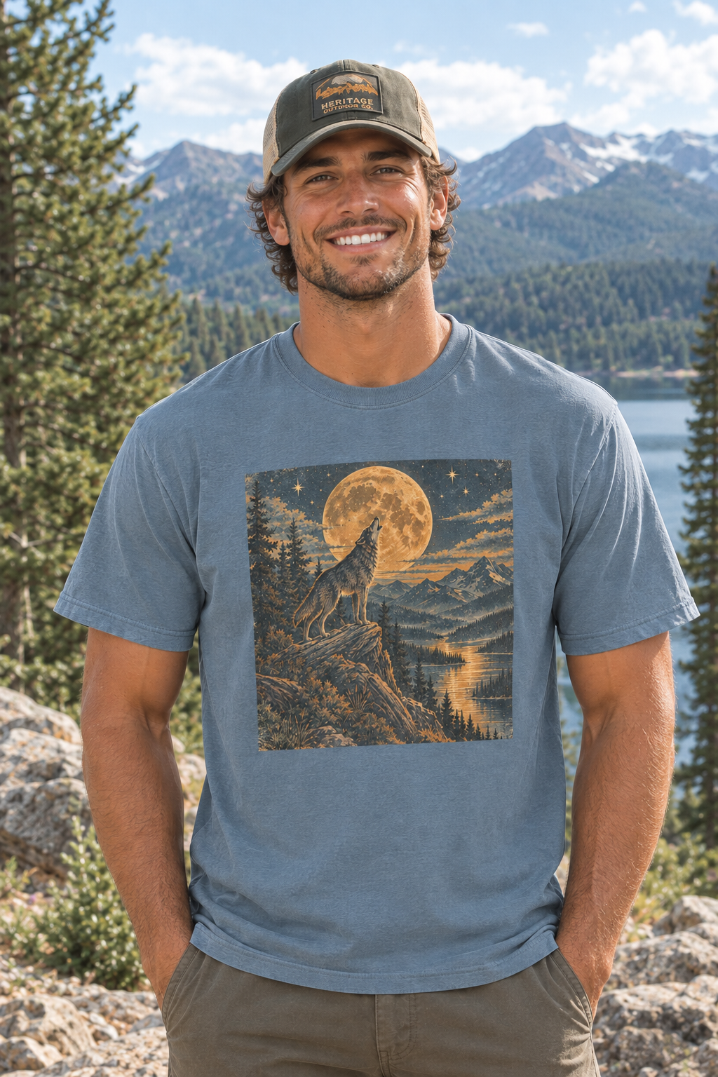 Wolf Tee Printify