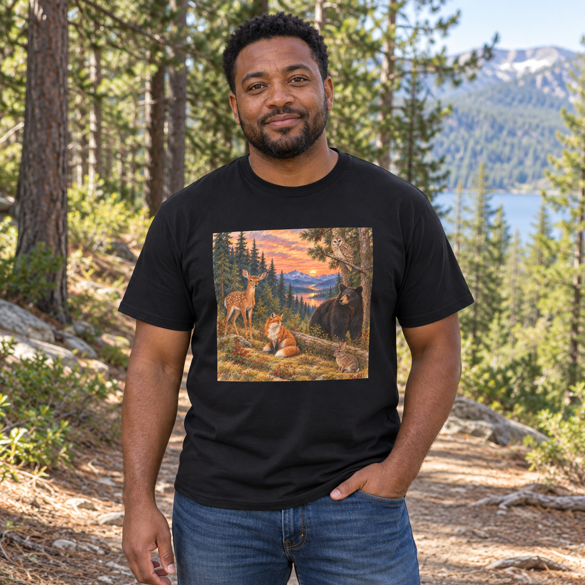 Wildlife Wilderness Tee Printify