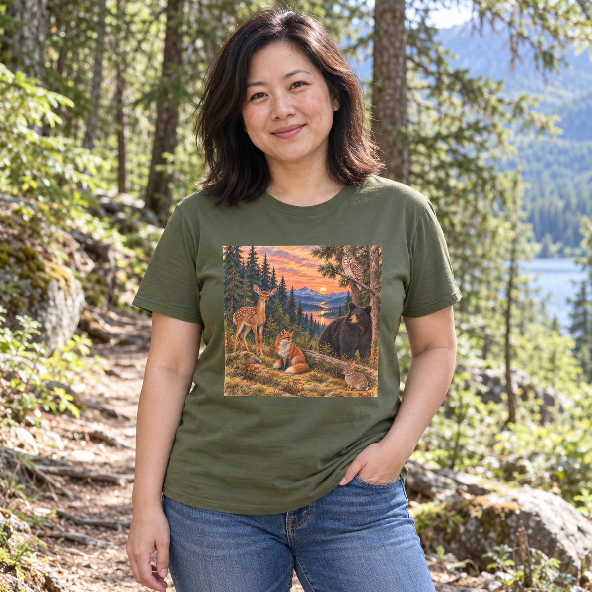 Wildlife Wilderness Tee Printify