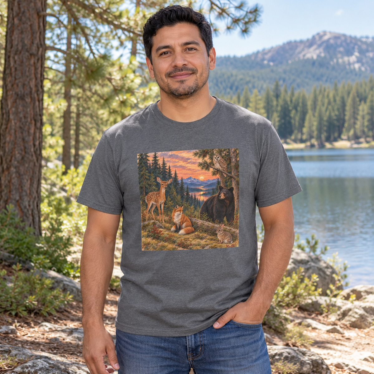 Wildlife Wilderness Tee Printify