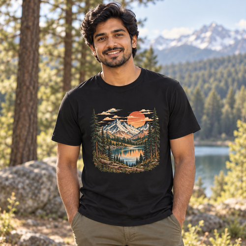 Alpine Sunset Tee Printify