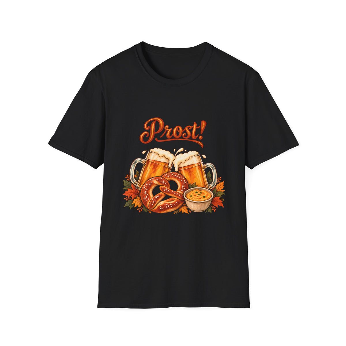 German Beer Pretzel Tee Printify