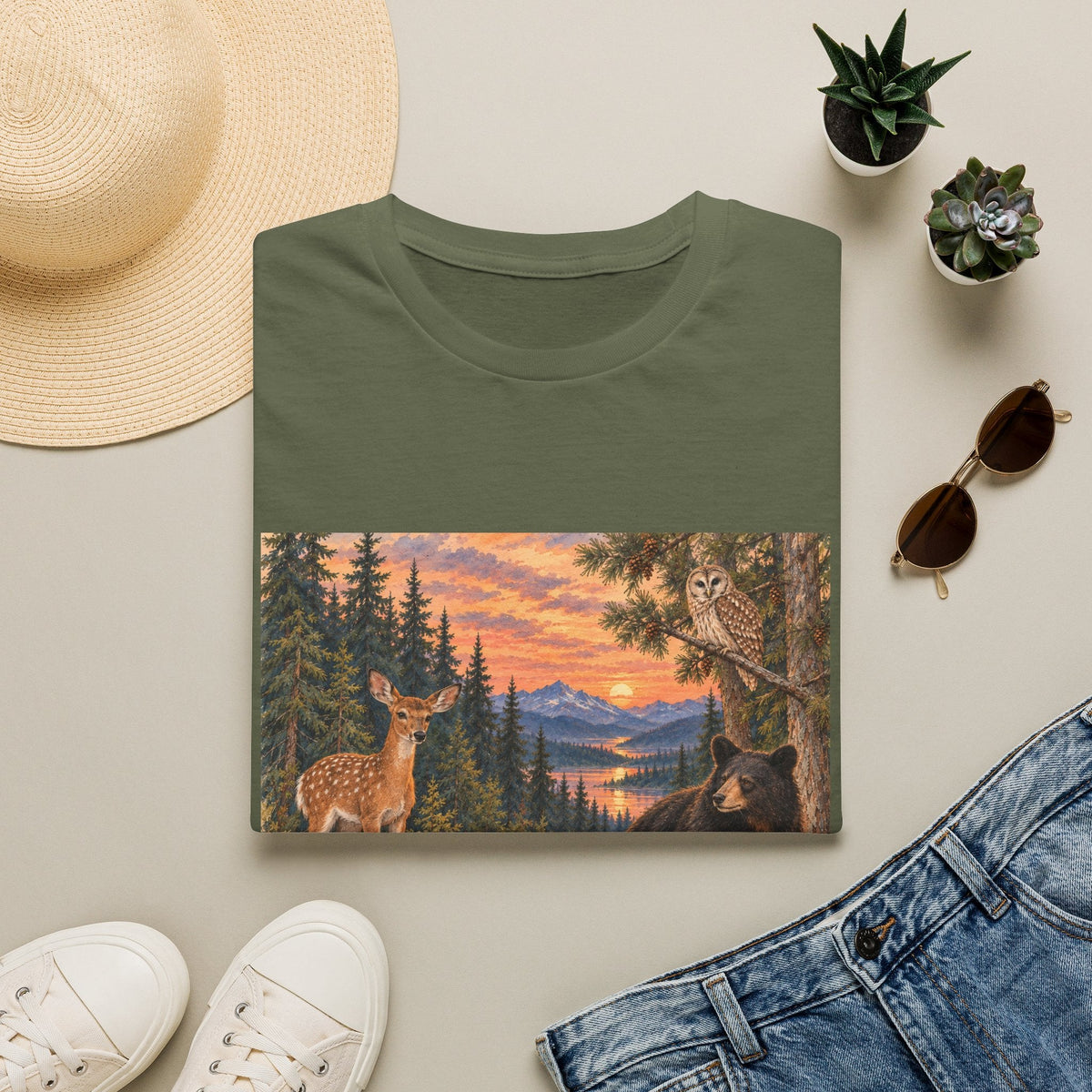Wildlife Wilderness Tee Printify