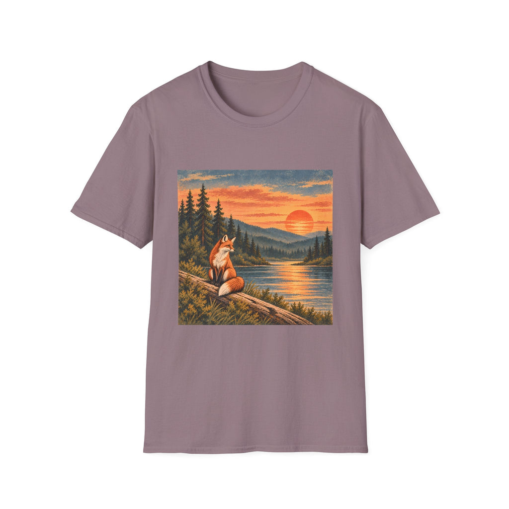 Fox Sunset Tee Printify