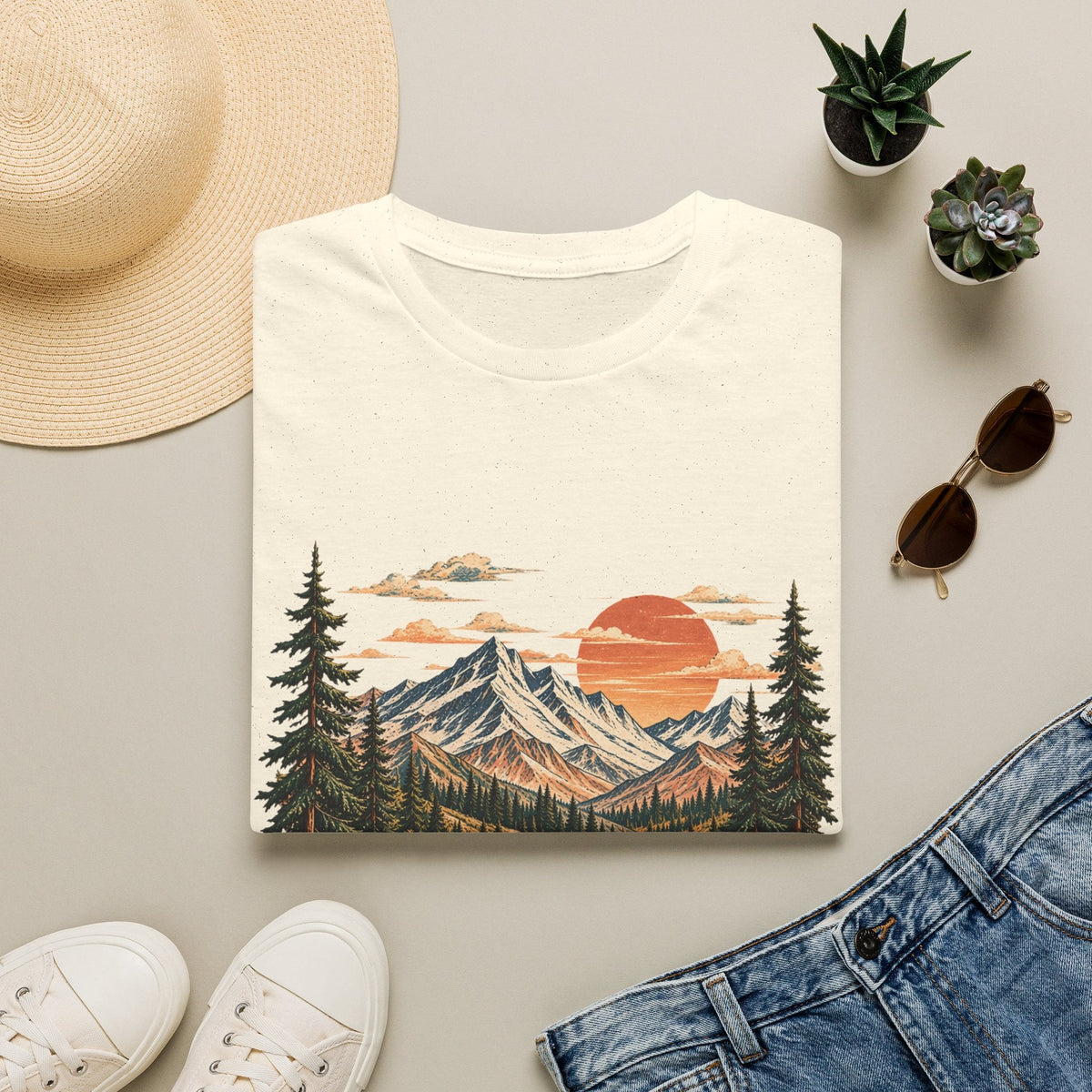 Alpine Sunset Tee Printify