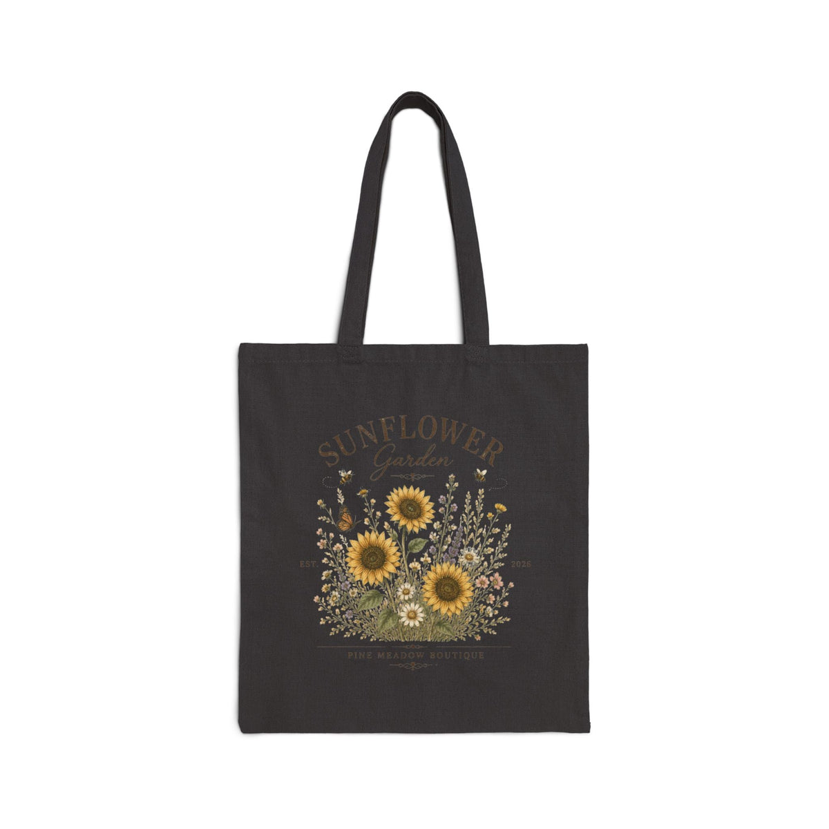 Sunflower Garden Tote Bag Printify