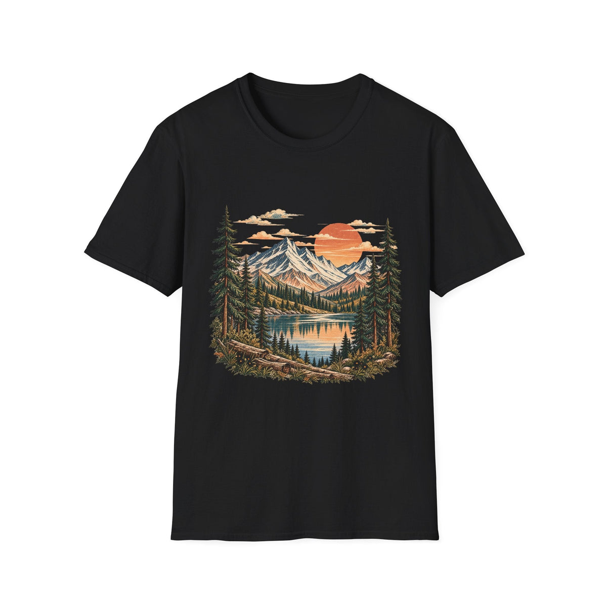 Alpine Sunset Tee Printify