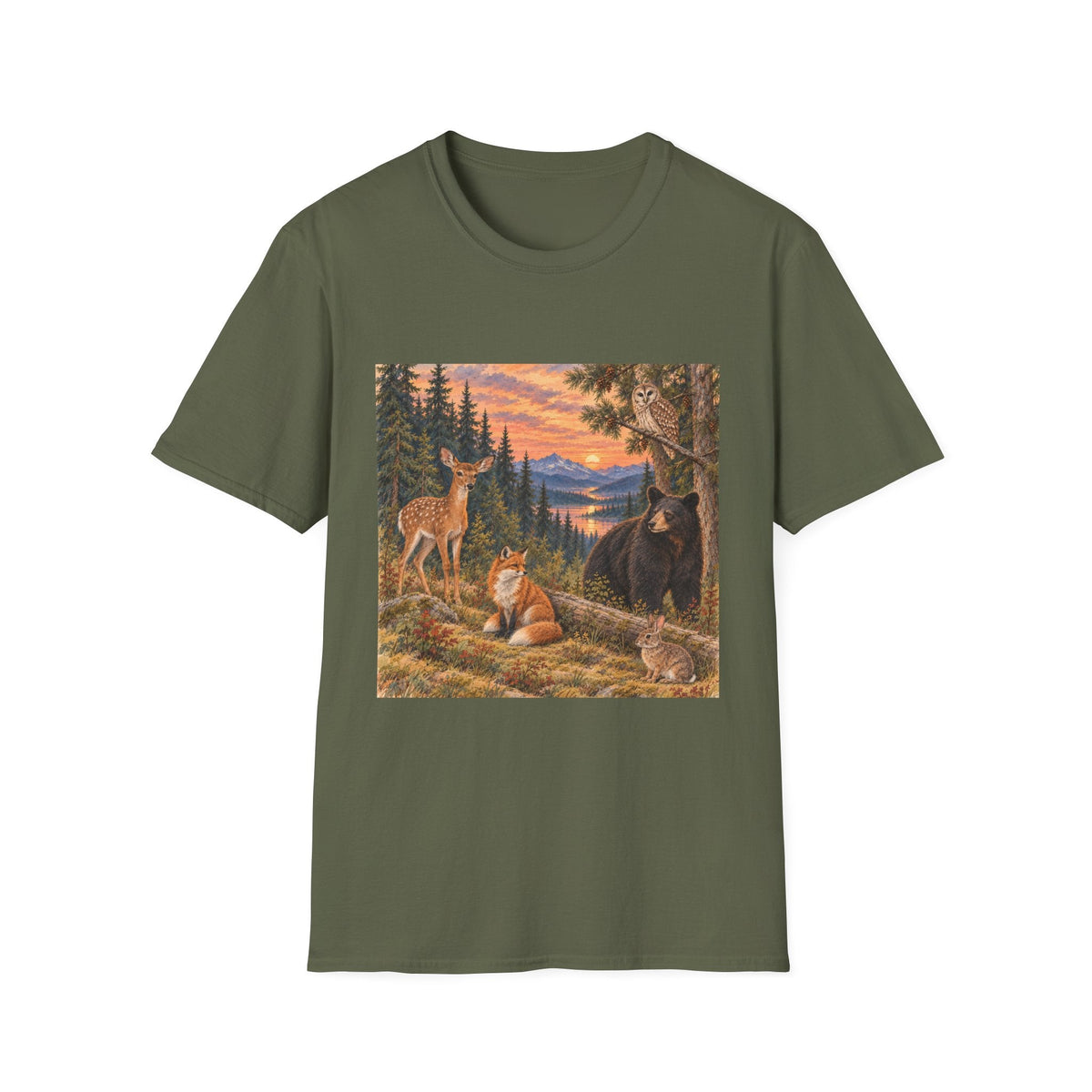 Wildlife Wilderness Tee Printify