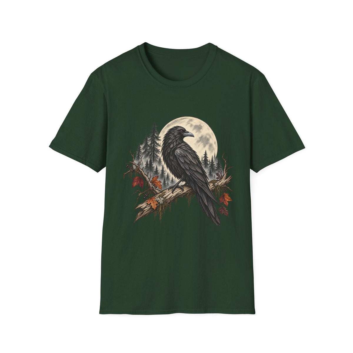 Raven Moon Tee Printify