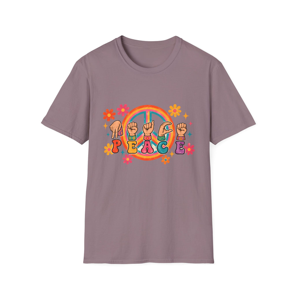 Peace Sign Language Graphic Tee