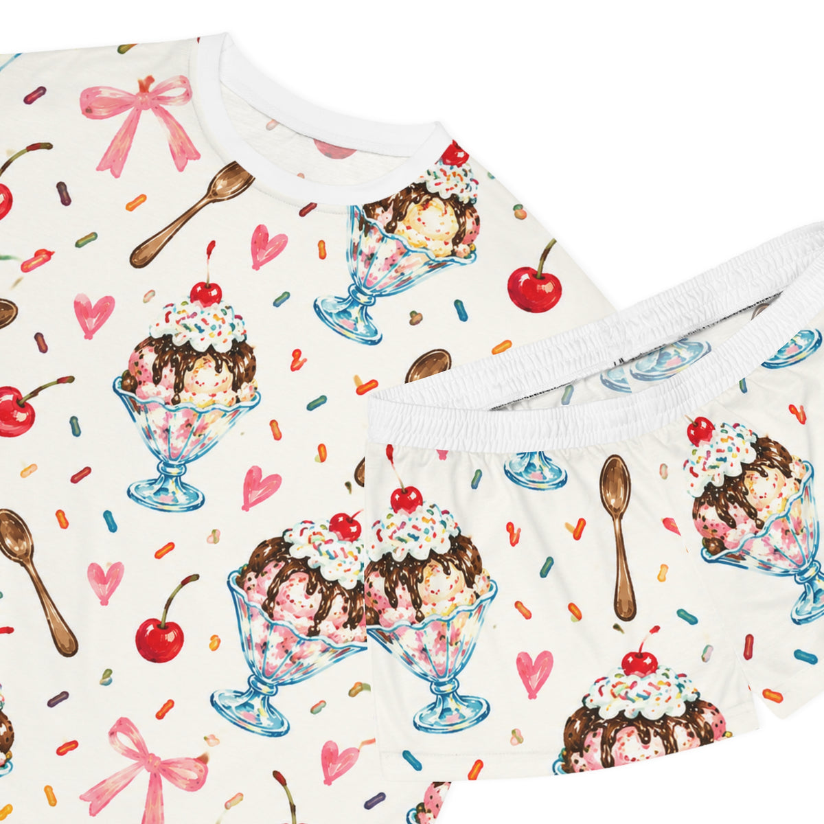 Ice Cream Sundae Pajama Set
