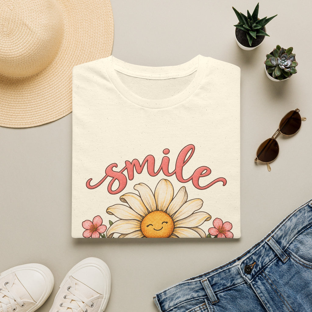 Smile Daisy Tee Printify